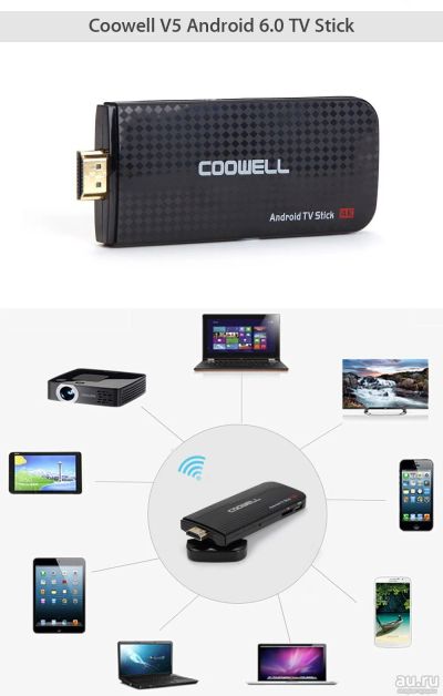 Лот: 16494050. Фото: 1. Coowell V5 Android 6.0 микро-компьютер... Компьютеры в сборе