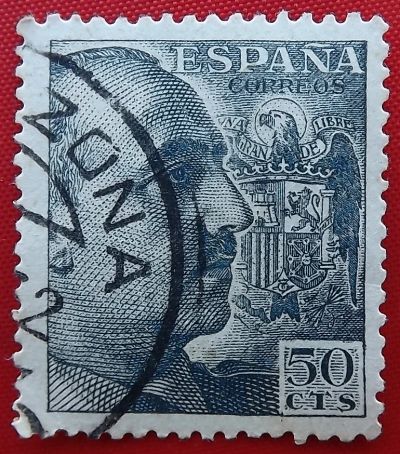 Лот: 18918773. Фото: 1. (№3902) марка "Генерал Франко... Марки