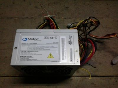 Лот: 4477605. Фото: 1. Блок питания (БП) Velton ATX-400... Корпуса, блоки питания