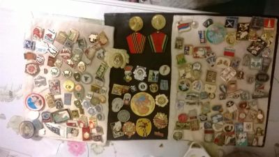 Лот: 3437242. Фото: 1. Коллекция значков одним лотом... Юбилейные