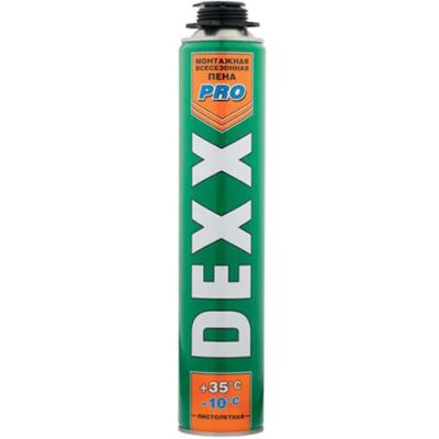 Лот: 5385163. Фото: 1. Пена DEXX pro полиуретановая... Клеи, герметики, пена монтажная, клейкие ленты