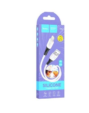 Лот: 20423162. Фото: 1. Кабель USB Hoco X82 Apple силиконовый... Дата-кабели, переходники