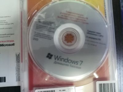 Лот: 19837039. Фото: 1. Лицензионный диск Windows 7 x32... Системные