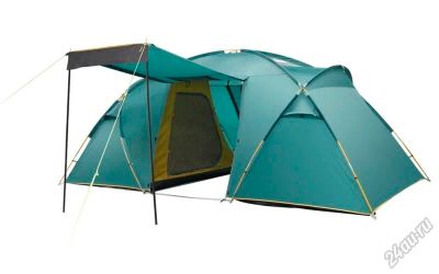 Лот: 5856182. Фото: 1. Палатка "Виржиния 4 V2" Зеленый. Палатки, тенты