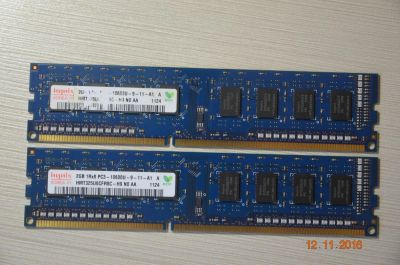 Лот: 8536728. Фото: 1. DDR3 Hynix 4GB 1333МГц (2 шт... Оперативная память