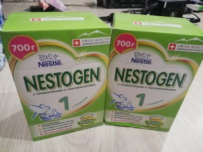 Лот: 15183867. Фото: 1. 4*350гр детское питание NESToGEN. Детское питание