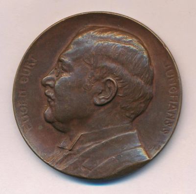 Лот: 8321020. Фото: 1. Германия Жетон Медаль 1913 Eugen... Памятные медали