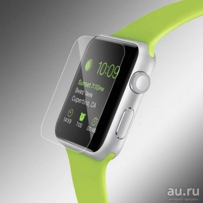 Лот: 9340487. Фото: 1. Защитное стекло Apple Watch (38mm... Дисплеи, дисплейные модули, тачскрины