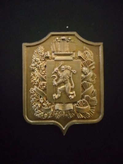 Лот: 17848158. Фото: 1. Магнит на холодильник герб Красноярска. Магниты сувенирные