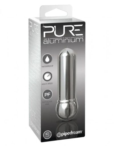 Лот: 7537349. Фото: 1. Вибромассажер PURE ALUMiNiUM -... Имитаторы