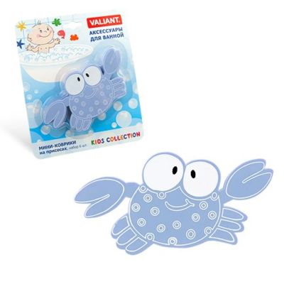 Лот: 6715063. Фото: 1. Мини-коврик для ванной Крабик... Игрушки для купания
