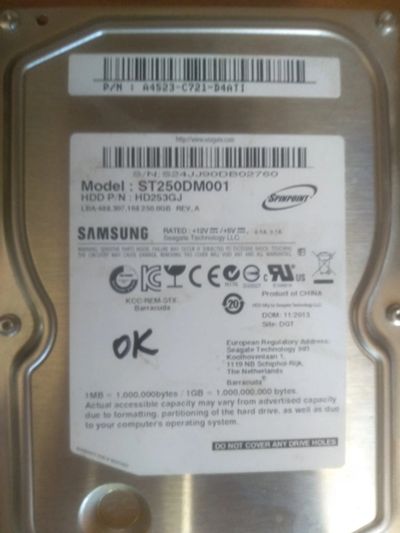 Лот: 14768586. Фото: 1. HDD жесткий диск хард накопитель... Жёсткие диски (HDD)