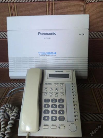 Лот: 5882448. Фото: 1. Panasonic KX-TEM824RU + Системный... АТС