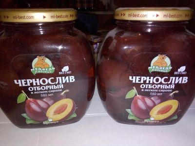 Лот: 11160779. Фото: 1. Чернослив. Консервы
