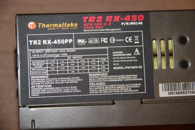 Лот: 3547674. Фото: 1. БП Thermaltake TR2 RX-450W (W0146... Корпуса, блоки питания