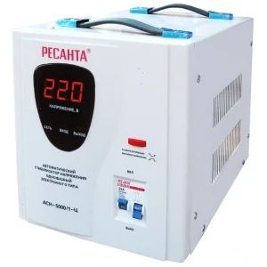 Лот: 3144207. Фото: 1. Стабилизатор РЕСаНТА АСН-5000... Стабилизаторы напряжения, ЛАТР