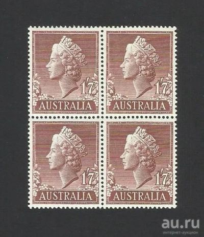 Лот: 18476167. Фото: 1. Австралия, 1955-57г.г. Королева... Марки