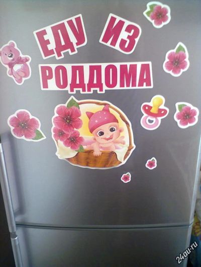 Лот: 4302615. Фото: 1. Магниты на авто (из роддома). Другое (дети растут)