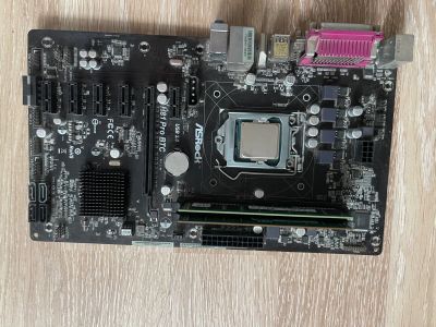 Лот: 24909961. Фото: 1. Плата ASRock H81 Pro BTC Rev 2... Комплекты запчастей