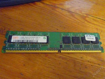 Лот: 1379714. Фото: 1. Hynix 512mb DDR2 PC5300. Оперативная память