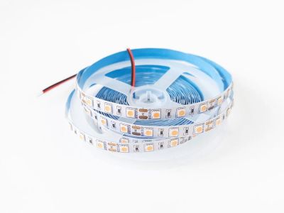 Лот: 23228314. Фото: 1. Лента 5050 60LED/m White 12V IP33... Светодиодная подсветка