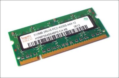 Лот: 3747695. Фото: 1. ОЗУ SoDimm Hynix 512MB PC2-4200... Оперативная память