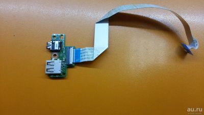 Лот: 10507046. Фото: 1. Б/У плата с разъемами USB, audio... Печатные платы