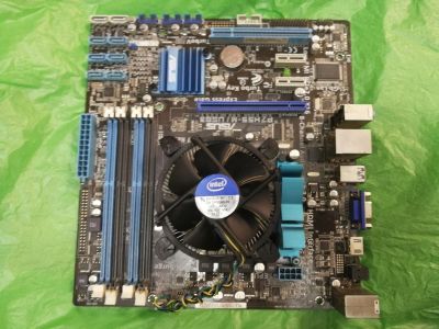 Лот: 15201529. Фото: 1. Asus p7h55-m USB3 + Intel i3-540... Материнские платы