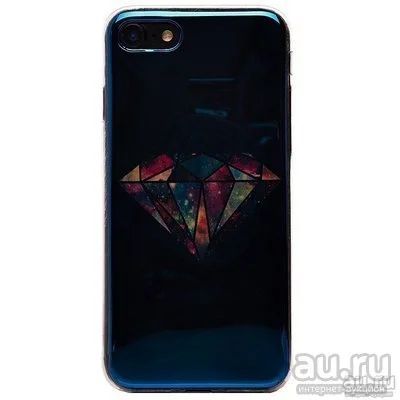 Лот: 12988298. Фото: 1. Чехол iPhone 7/ 8 Силикон "Бриллиант... Чехлы, бамперы