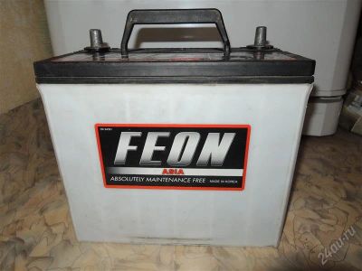 Лот: 2581375. Фото: 1. Аккумулятор FEON Азия 55А, 12V... Аккумуляторы
