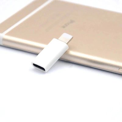 Лот: 17370643. Фото: 1. Переходник Lightning - USB Type-C. Дата-кабели, переходники
