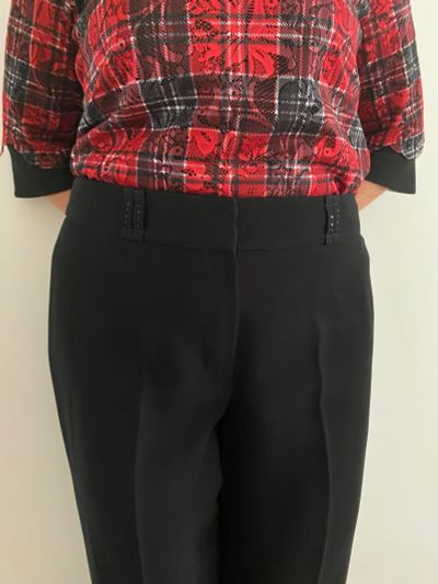 Лот: 16272139. Фото: 1. Чёрные брюки Gerry Weber (Германия... Брюки, шорты