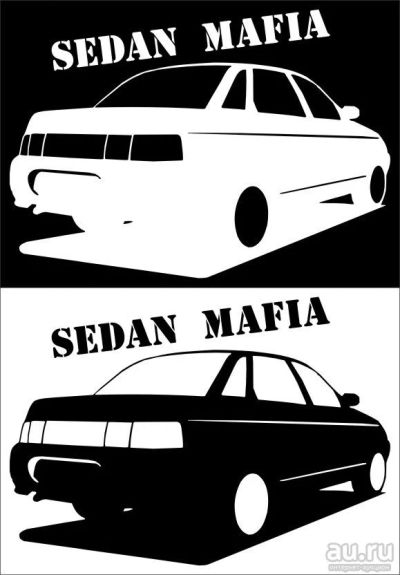 Лот: 9635858. Фото: 1. Наклейка Sedan mafia 2. Наклейки автомобильные