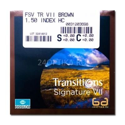 Лот: 10315233. Фото: 1. Линза очковая Transitions VII... Очки