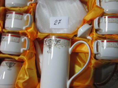 Лот: 7012340. Фото: 1. Чайный сервиз 27. Сервизы, наборы посуды