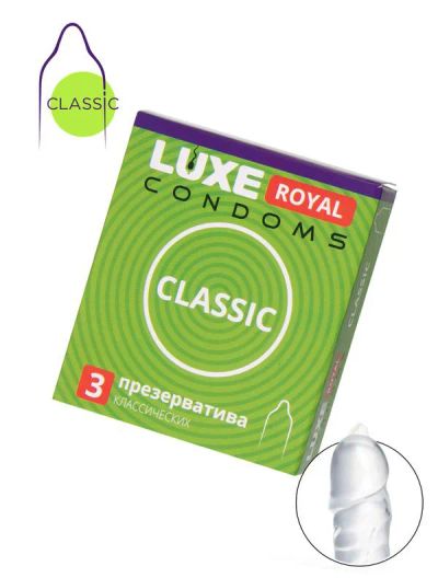 Лот: 24247515. Фото: 1. Презервативы Luxe Royal Classic... Презервативы