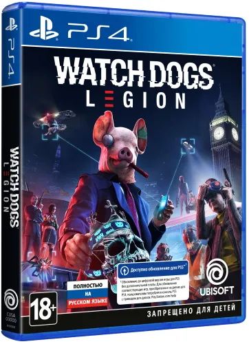 Лот: 24516628. Фото: 1. Игра для PS4 Ubisoft Watch Dogs... Игры для консолей