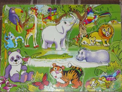 Лот: 3036355. Фото: 1. Рамка-вкладыш "Лесные жители 2... Развивающие