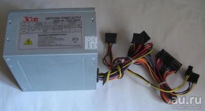 Лот: 9209319. Фото: 1. Блок питания 3Cott 3Cott-450ATX... Корпуса, блоки питания