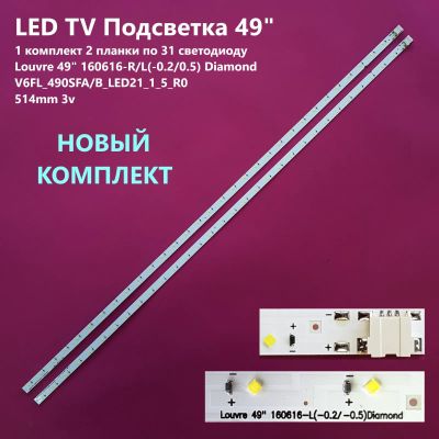 Лот: 15951704. Фото: 1. 283-p25 LED String Новый Samsung... Запчасти для телевизоров, видеотехники, аудиотехники