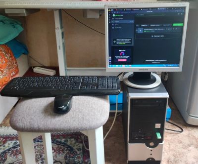 Лот: 20863556. Фото: 1. ПК в сборе 4 ядра, GeForce 9800GT... Компьютеры в сборе