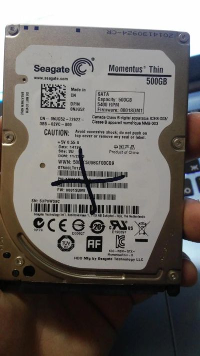 Лот: 6752425. Фото: 1. жесткий диск для ноутбука. Жёсткие диски (HDD)