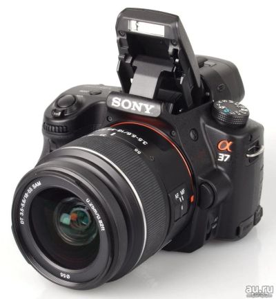 Лот: 9764841. Фото: 1. Sony SLT-A37K + Sony 75-300 mm... Цифровые зеркальные