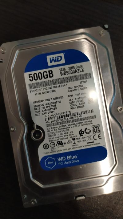 Лот: 16159619. Фото: 1. WD WD5000azlx 500 Gb Для пк\винчестер... Жёсткие диски (HDD)