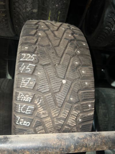 Лот: 25070919. Фото: 1. (1шт)225-45-19 Pirelli Ice Zero. Шины