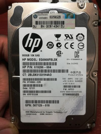 Лот: 18578154. Фото: 1. Жёсткий диск HP для сервера, HDD... Жёсткие диски (HDD)