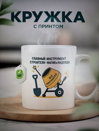 Лот: 25806029. Фото: 1. Кружка для плотника. Кружки, стаканы, бокалы