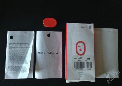 Лот: 2863371. Фото: 1. Nike + iPod Sensor (iPod, IPhone... Другое (спортивные товары)