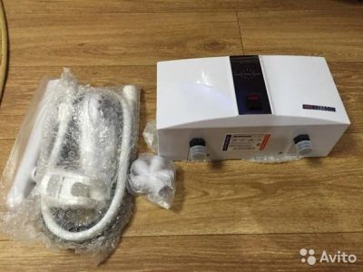 Лот: 7844270. Фото: 1. Водонагреватель проточный Edisson... Водонагреватели, бойлеры