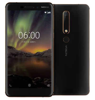 Лот: 11688483. Фото: 1. Nokia 6.1 2018, черный, 5,5" 1920... Смартфоны